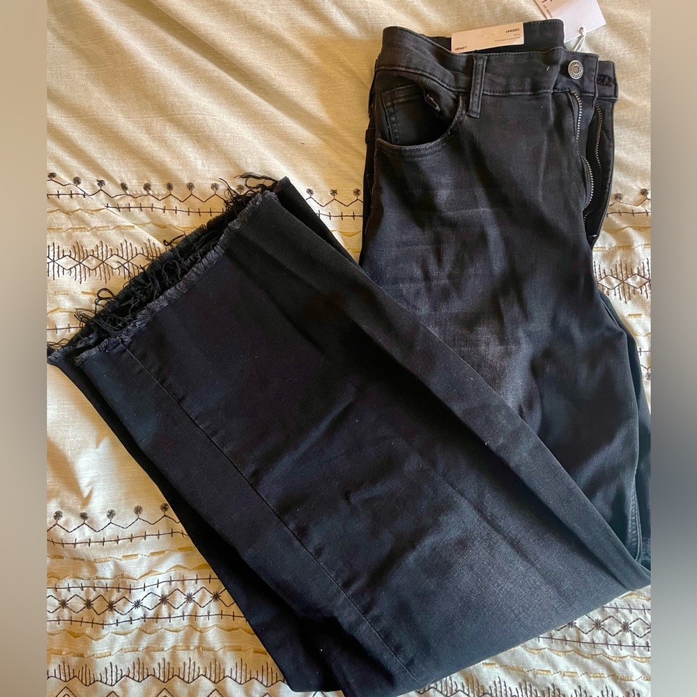 VERVET BY FLYING MONKEY Black Flare Jeans